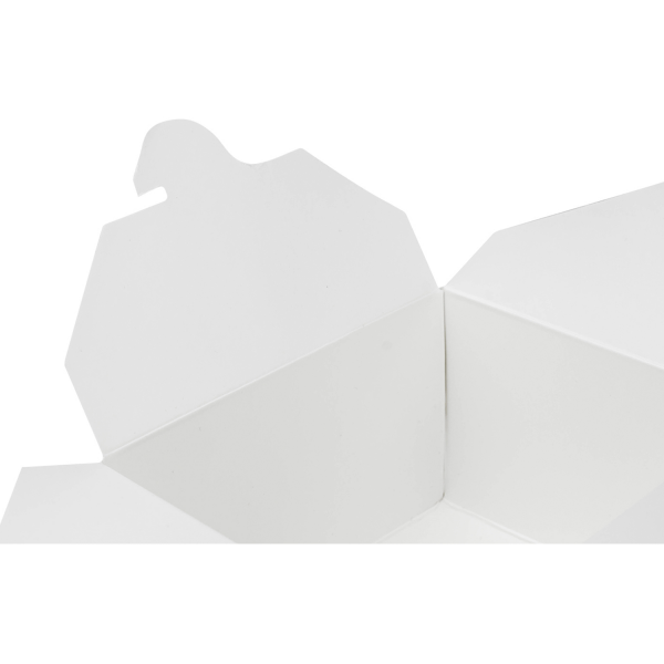[450 ct] Paper Take-Out Boxes | #1 | 30 oz | White