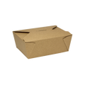 [300 ct] Paper Take-Out Boxes | #8 | 48 oz | Kraft
