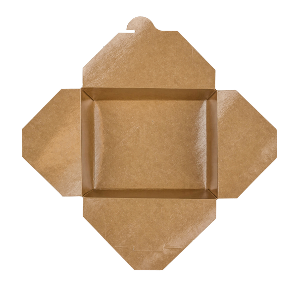 [300 ct] Paper Take-Out Boxes | #8 | 48 oz | Kraft