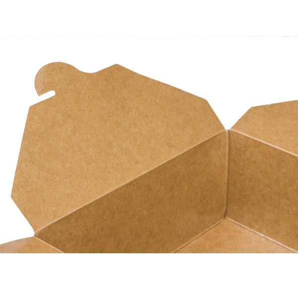[300 ct] Paper Take-Out Boxes | #8 | 48 oz | Kraft