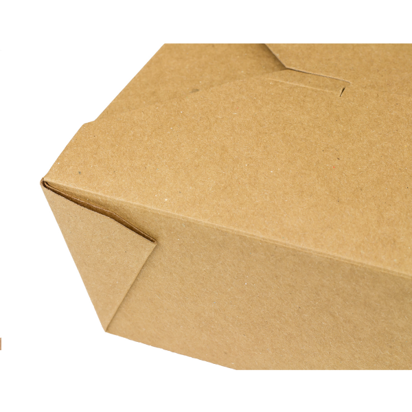 [300 ct] Paper Take-Out Boxes | #8 | 48 oz | Kraft