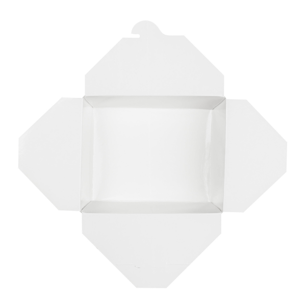 [300 ct] Paper Take-Out Boxes | #8 | 48 oz | White