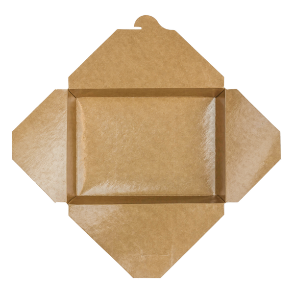 [200 ct] Paper Take-Out Boxes | #2 | 54 oz | Kraft