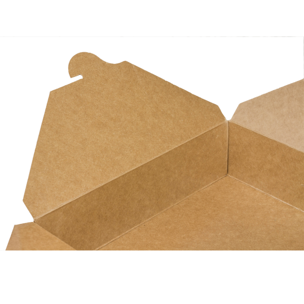 [200 ct] Paper Take-Out Boxes | #2 | 54 oz | Kraft