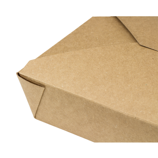 [200 ct] Paper Take-Out Boxes | #2 | 54 oz | Kraft