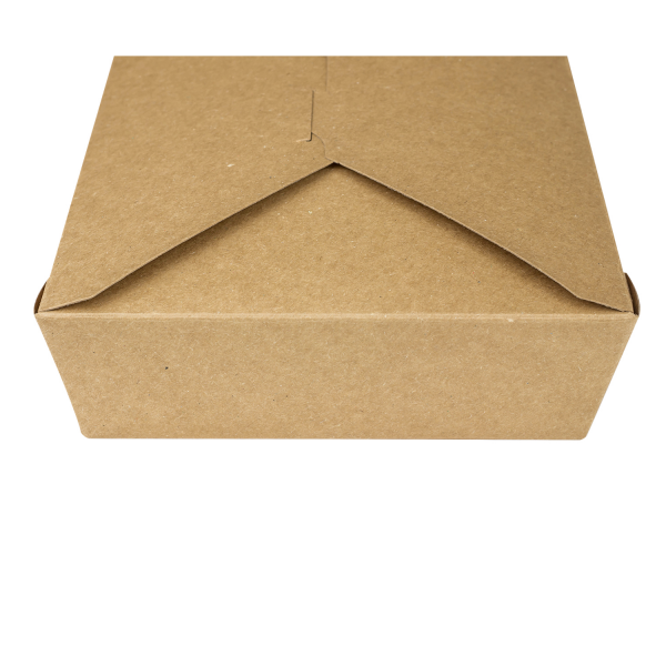 [200 ct] Paper Take-Out Boxes | #2 | 54 oz | Kraft