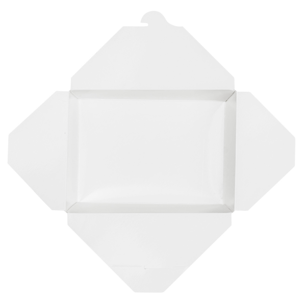 [200 ct] Paper Take-Out Boxes | #2 | 54 oz | White