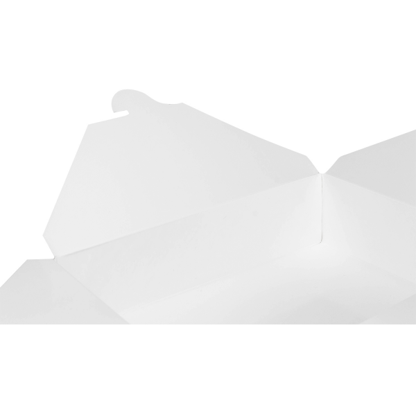 [200 ct] Paper Take-Out Boxes | #2 | 54 oz | White