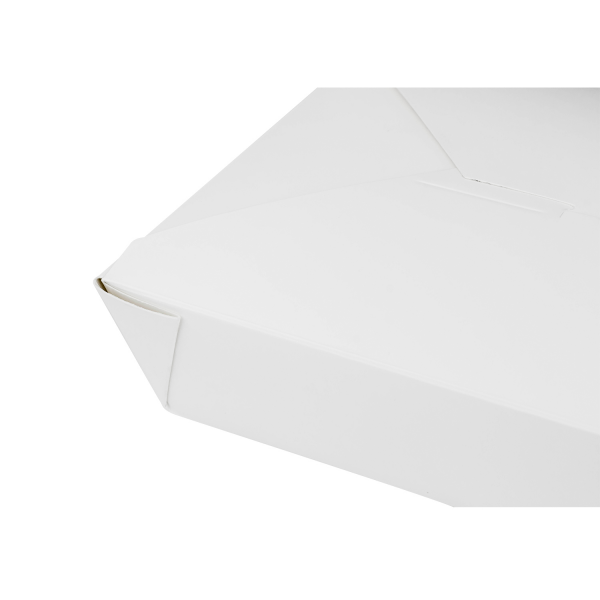 [200 ct] Paper Take-Out Boxes | #2 | 54 oz | White