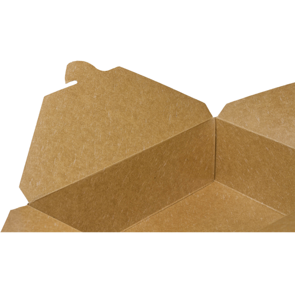 [200 ct] Paper Take-Out Boxes | #3 | 76 oz | Kraft
