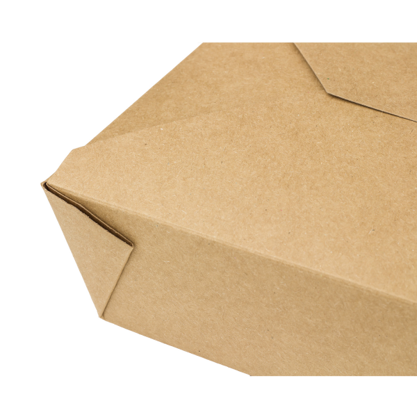 [200 ct] Paper Take-Out Boxes | #3 | 76 oz | Kraft