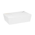 [200 ct] Paper Take-Out Boxes | #3 | 76 oz | White