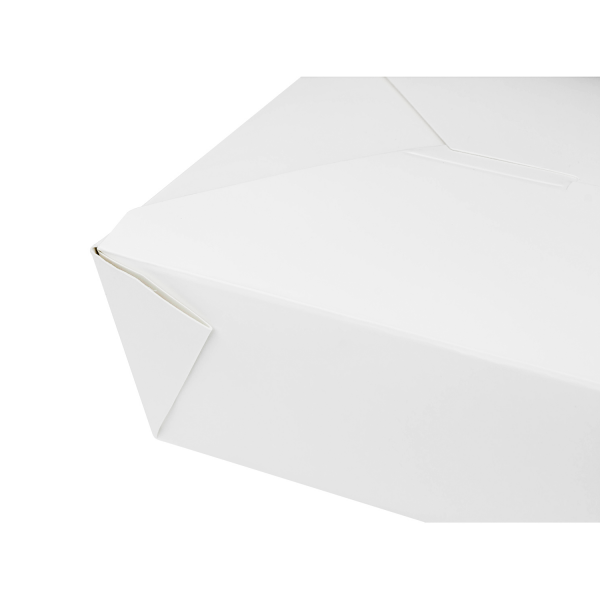[200 ct] Paper Take-Out Boxes | #3 | 76 oz | White
