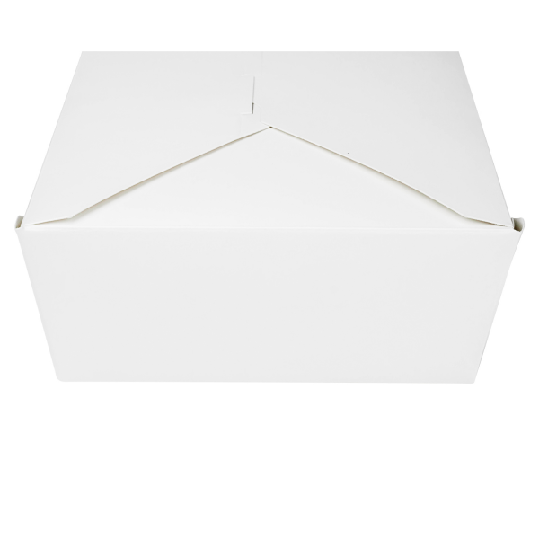 [200 ct] Paper Take-Out Boxes | #3 | 76 oz | White