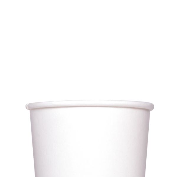 [500 ct] 16 oz Gourmet Paper Food Container | White | 96 mm