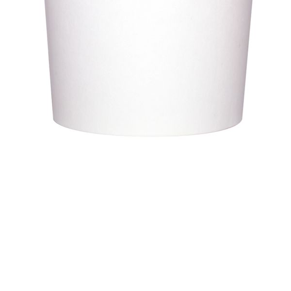 [500 ct] 16 oz Gourmet Paper Food Container | White | 96 mm