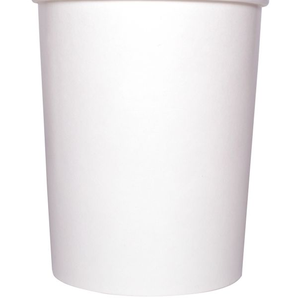 [500 ct] 32 oz Gourmet Paper Food Container | White | 115 mm