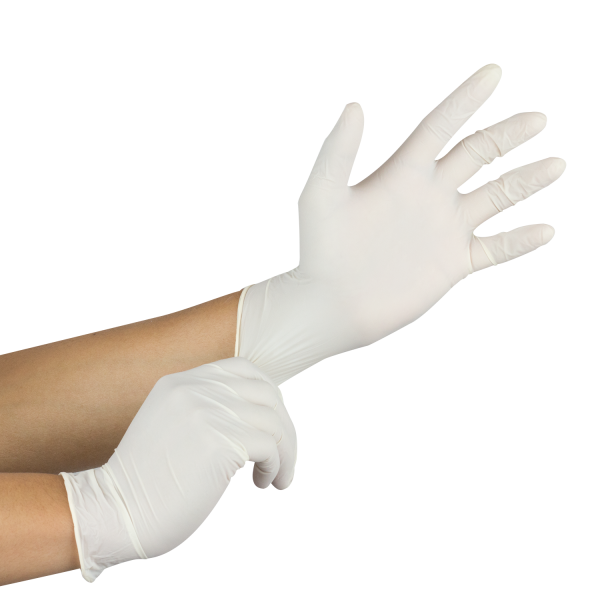Latex Powdered Gloves (Clear), X-Large - 1,000 pcs
