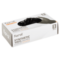 [1,000 ct] Synthetic Vinyl Gloves | Latex-Free | Powder-Free | Black | Small