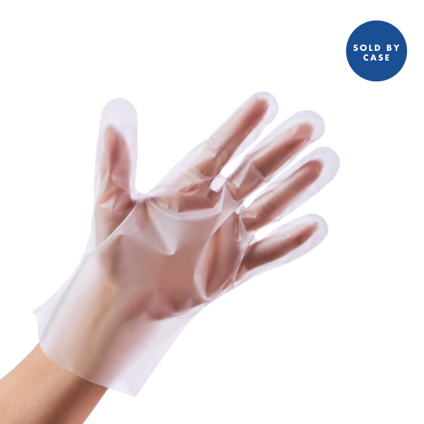 [2,000 ct] Thermoplastic Elastomer Gloves | Latex-Free | Powder-Free | Clear | Medium