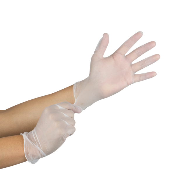 [1,000 ct] Vinyl Gloves | Latex-Free | Powder-Free | Clear | X-Large