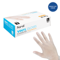 [1,000 ct] Vinyl Gloves | Latex-Free | Powder-Free | Clear | Large