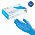 [1,000 ct] Vinyl Gloves | Latex-Free | Powder-Free | Blue | Large