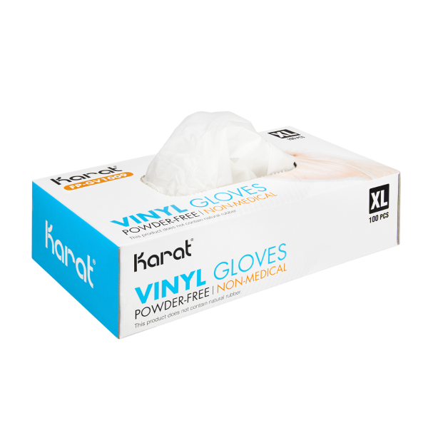 [1,000 ct] Vinyl Gloves | Latex-Free | Powder-Free | Clear | X-Large
