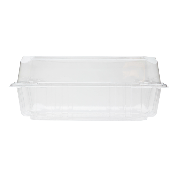 [250 ct] 8''x 8'' Hinged Food Containers | PET | Clear