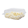 [250 ct] 8''x 8'' Hinged Food Containers | PET | Clear