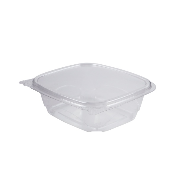 [200 ct] 12 oz Hinged Deli Container | PET