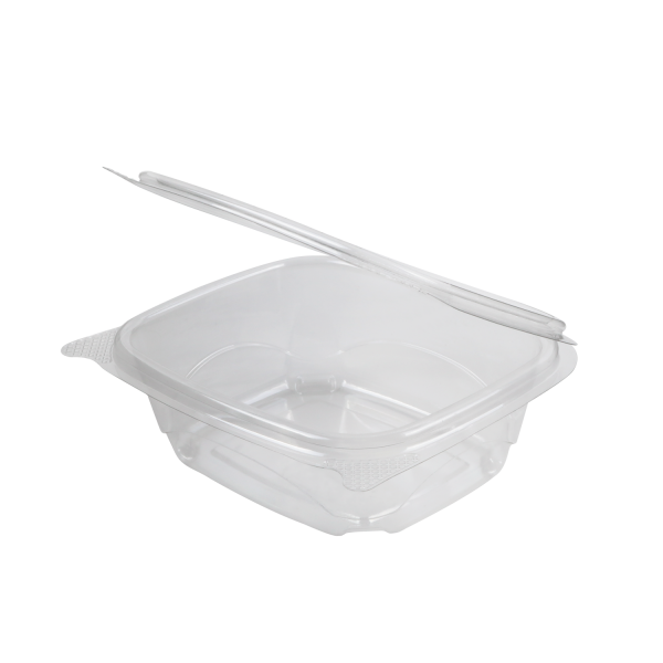 [200 ct] 12 oz Hinged Deli Container | PET