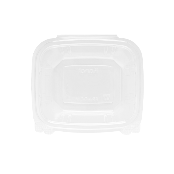 [200 ct] 16 oz Hinged Deli Container | PET