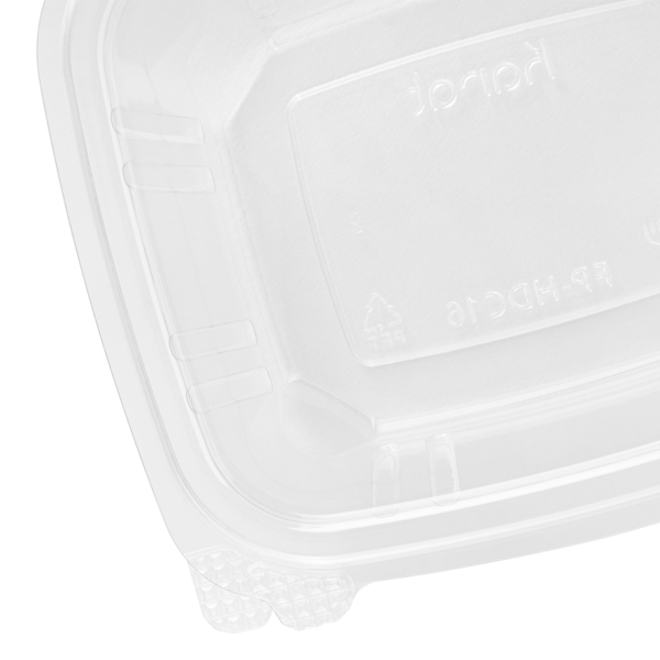 [200 ct] 16 oz Hinged Deli Container | PET