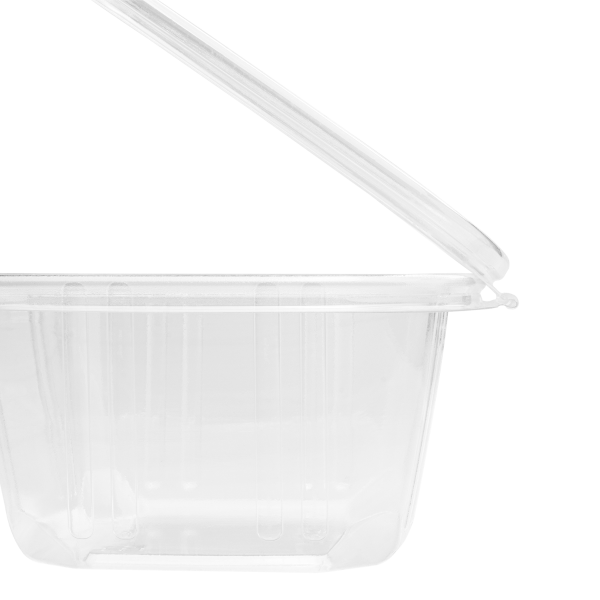 [200 ct] 16 oz Hinged Deli Container | PET