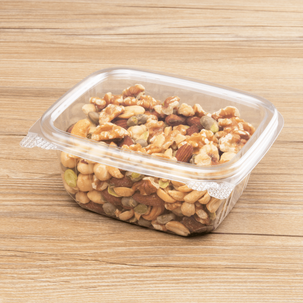 [200 ct] 16 oz Hinged Deli Container | PET