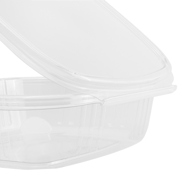 [200 ct] 24 oz Hinged Deli Container | PET