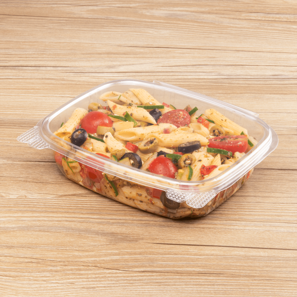 [200 ct] 24 oz Hinged Deli Container | PET