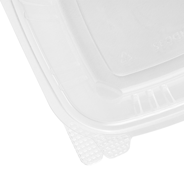 [200 ct] 32 oz Hinged Deli Container | PET
