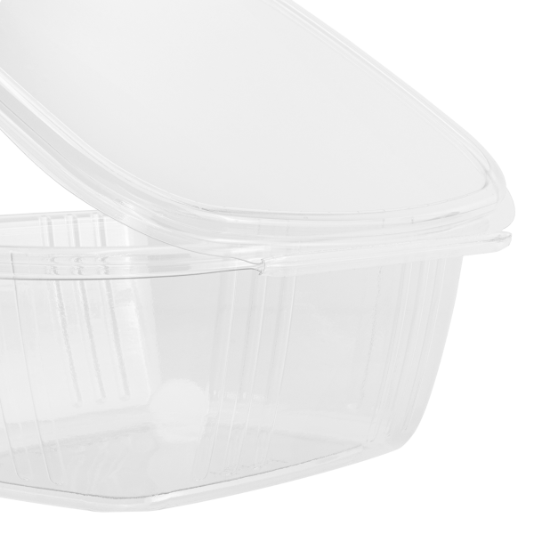 [200 ct] 32 oz Hinged Deli Container | PET
