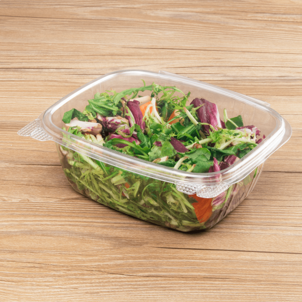 [200 ct] 32 oz Hinged Deli Container | PET