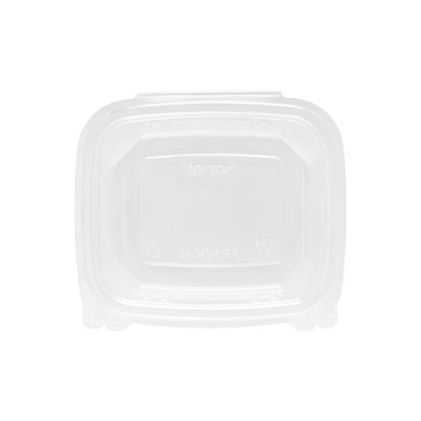 [200 ct] 8 oz Hinged Deli Container | PET