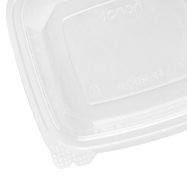 [200 ct] 8 oz Hinged Deli Container | PET