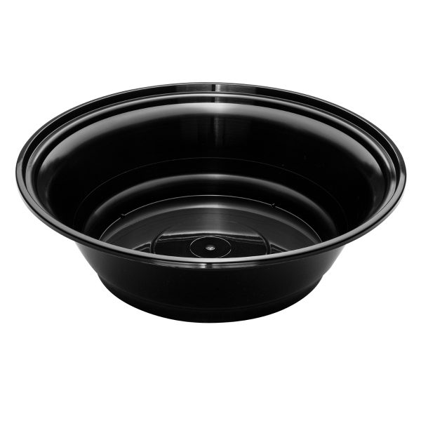 [300 ct] 22 oz Disposable Bowls | Black | Injection Molded PP | 179 mm