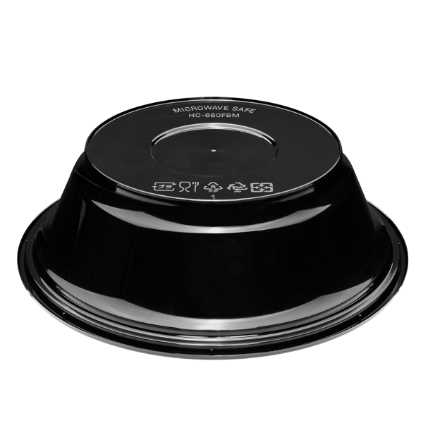 [300 ct] 22 oz Disposable Bowls | Black | Injection Molded PP | 179 mm