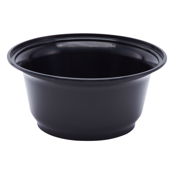 [300 ct] 36 oz Disposable Bowls | Black | Injection Molded PP | 179 mm