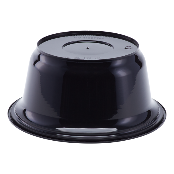 [300 ct] 36 oz Disposable Bowls | Black | Injection Molded PP | 179 mm