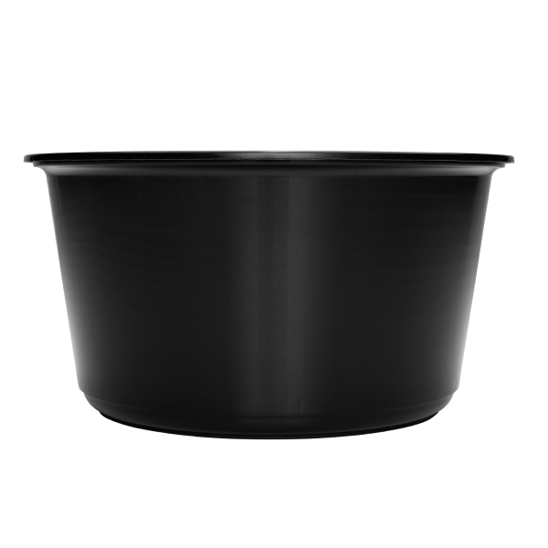 [300 ct] 48 oz Disposable Bowls | Black | Injection Molded PP | 179 mm