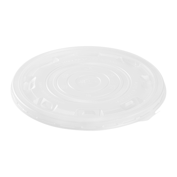 [300 ct] Disposable Bowl Lids | For 22-48 oz Injection Molded Bowls | 179 mm | Clear