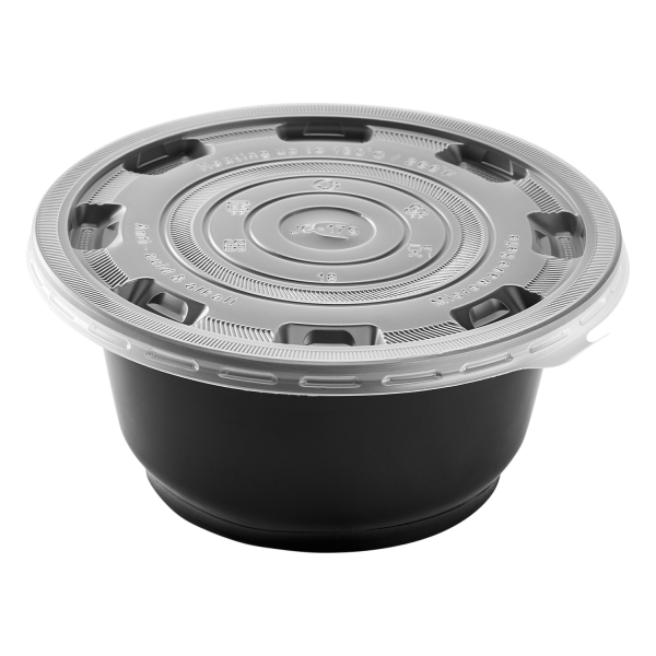 [300 ct] Disposable Bowl Lids | For 22-48 oz Injection Molded Bowls | 179 mm | Clear